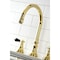 Kingston Brass KS2792PKLBS Duchess Widespread Kitchen Faucet W/ Brass Sprayer, Brass KS2792PKLBS - alternate 2